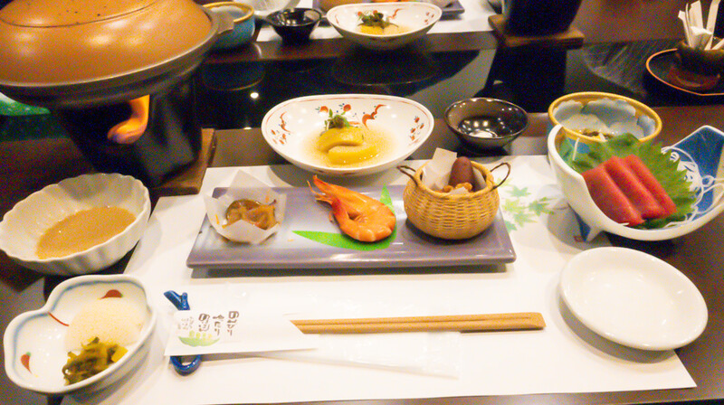 La cena del ryokan